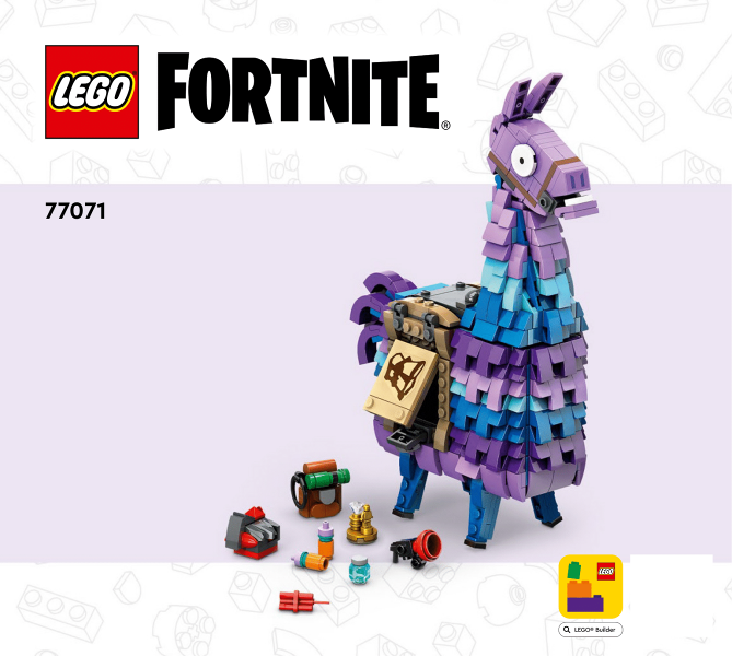 77071 Supply Llama (Used) LEGO Fortnite product image 2, provided for visual reference and product detail review
