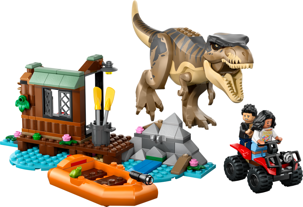 76975 T. rex River Escape (Certified) LEGO Jurassic World product image 1, provided for visual reference and product detail