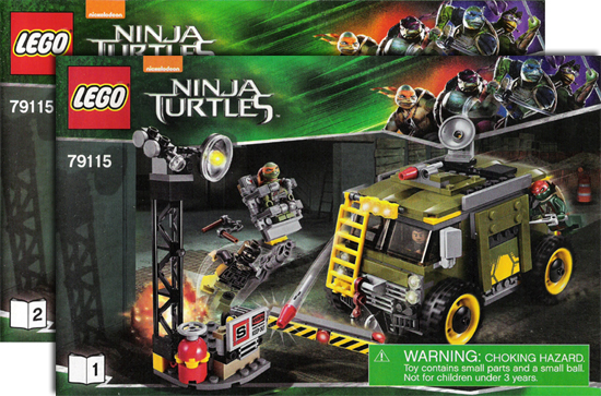 79115 Turtle Van Takedown (Used) LEGO Teenage Mutant Ninja Turtles product image 2, provided for visual reference and