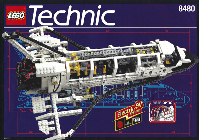 8480 Space Shuttle (Used) LEGO TECHNIC product image 1, provided for visual reference and product detail review