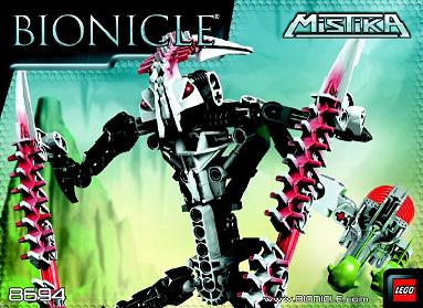 8694 Krika (Used) LEGO BIONICLE product image 2, provided for visual reference and product detail review
