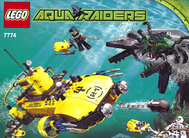 7774 Crab Crusher (Certified) LEGO Aquazone product image 2, provided for visual reference and product detail review