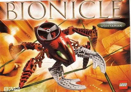 8742 Visorak Vohtarak (Certified) LEGO BIONICLE product image 2, provided for visual reference and product detail review