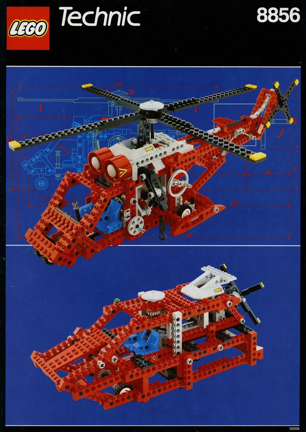 8856 Whirlwind Rescue (Used) LEGO TECHNIC product image 2, provided for visual reference and product detail review