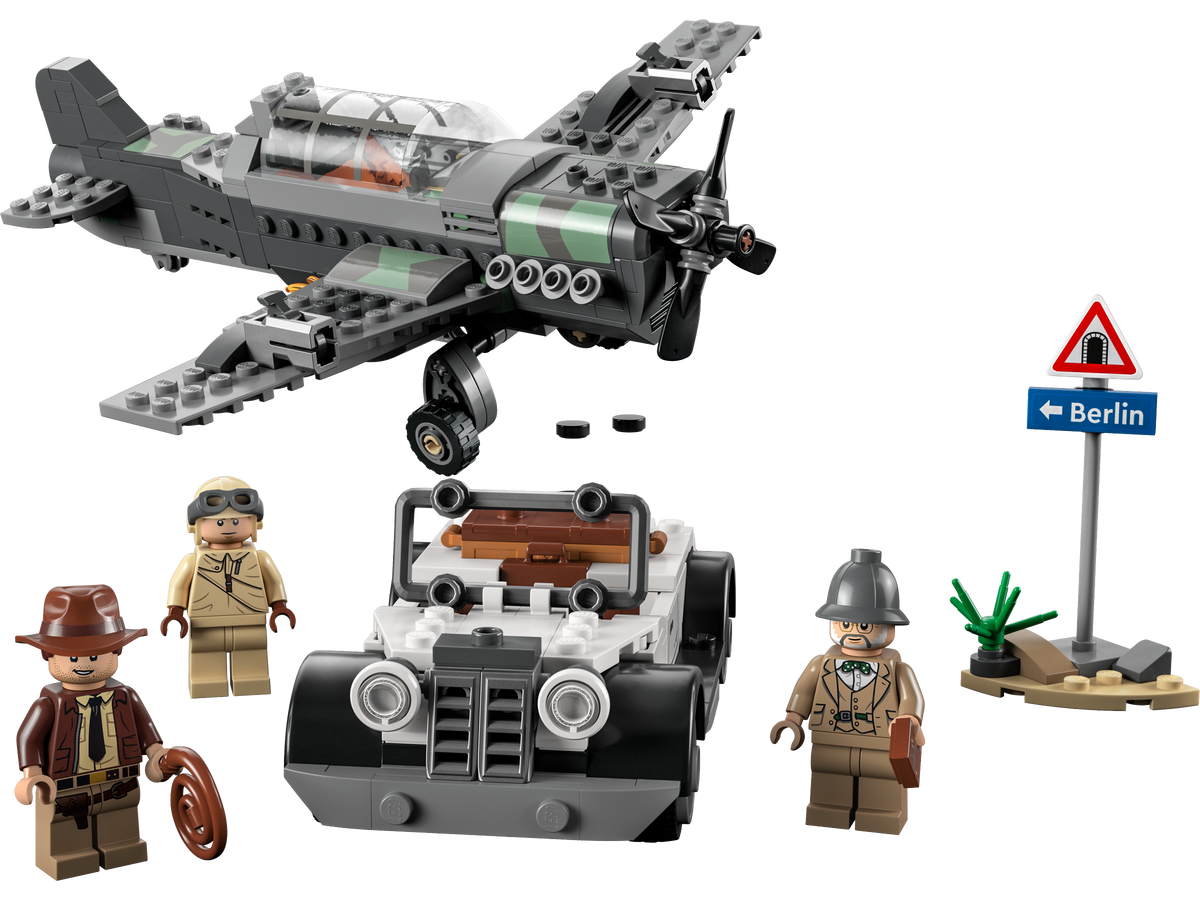 77012 Fighter Plane Chase (Used) LEGO Indiana Jones product image 1, provided for visual reference and product detail review