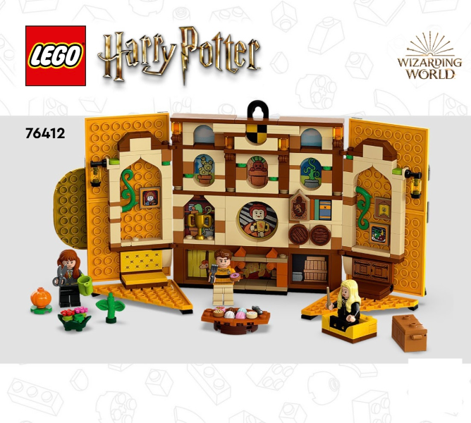 76412 Hufflepuff House Banner (Certified) LEGO Harry Potter product image 2, provided for visual reference and product