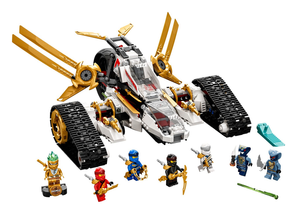 71739 Ultra Sonic Raider (Used) LEGO Ninjago product image 1, provided for visual reference and product detail review