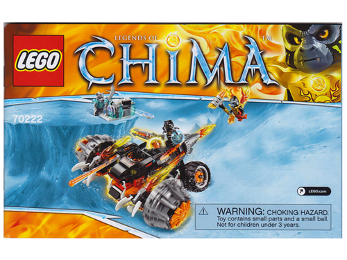 70222 Tormak's Shadow Blazer (Certified) LEGO Legends of Chima product image 2, provided for visual reference and product