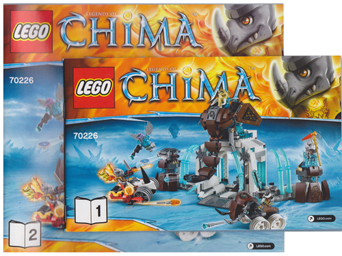 70226 Mammoth's Frozen Stronghold (Used) LEGO Legends of Chima product image 2, provided for visual reference and product