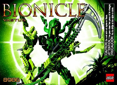 8986 Vastus (Used) LEGO BIONICLE product image 2, provided for visual reference and product detail review