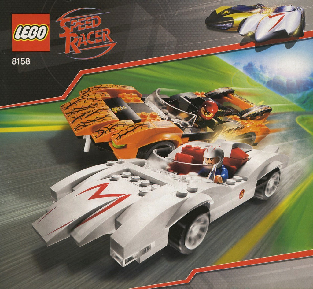8158 Speed Racer & Snake Oiler (Certified) LEGO Speed Racer product image 2, provided for visual reference and product