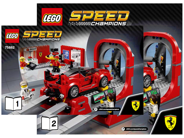 75882 Ferrari FXX K & Development Center (Certified) LEGO Speed Champions product image 2, provided for visual reference and