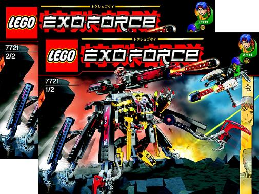 7721 Combat Crawler X2 (Used) LEGO Exo-Force product image 2, provided for visual reference and product detail review
