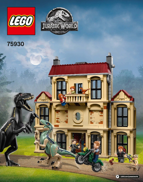 75930 Indoraptor Rampage at Lockwood Estate (Certified) LEGO Jurassic World product image 2, provided for visual reference