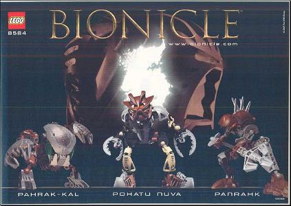 8584 Hewkii (Certified) LEGO BIONICLE product image 2, provided for visual reference and product detail review