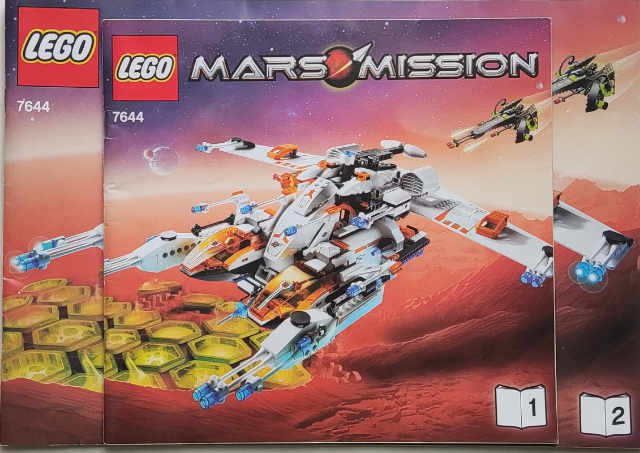 7644 MX-81 Hypersonic Operations Aircraft (Certified) LEGO Space product image 2, provided for visual reference and product