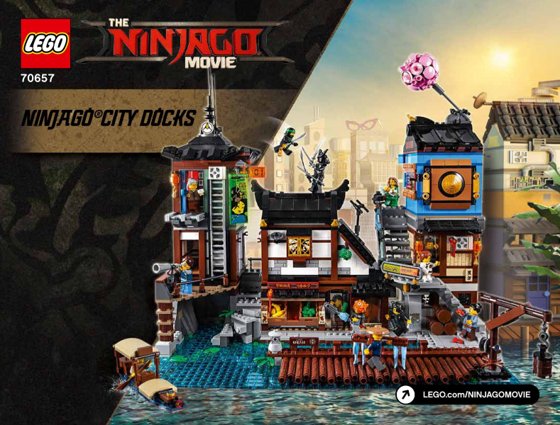 70657 NINJAGO City Docks (Certified) LEGO The LEGO Ninjago Movie product image 2, provided for visual reference and product