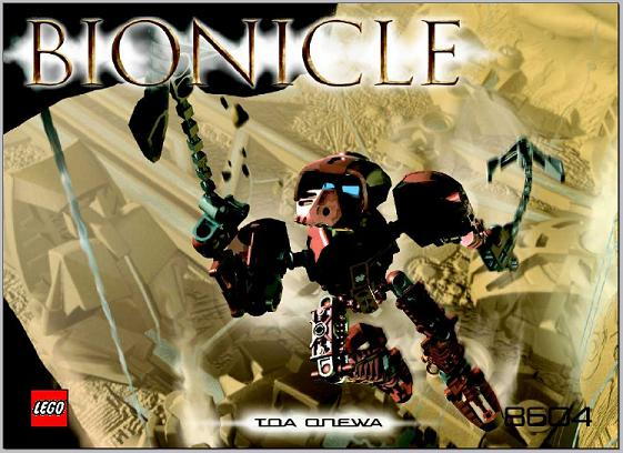8604 Toa Onewa (Certified) LEGO BIONICLE product image 2, provided for visual reference and product detail review