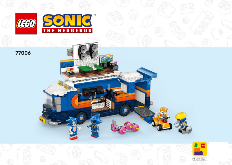 77006 Team Sonic Command Truck (Certified) LEGO Sonic product image 2, provided for visual reference and product detail