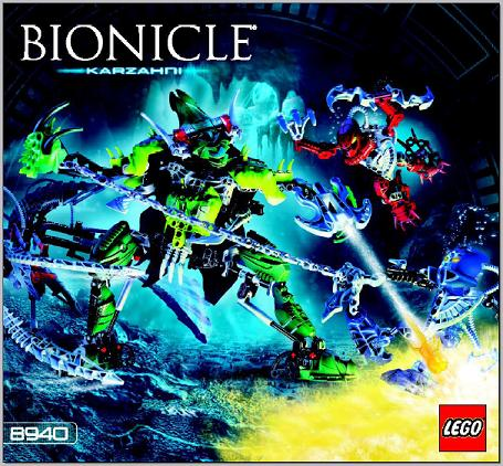 8940 Karzahni (Used) LEGO BIONICLE product image 2, provided for visual reference and product detail review