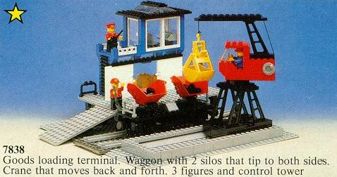 7838 Freight Loading Depot (Used) LEGO Trains product image 1, provided for visual reference and product detail review