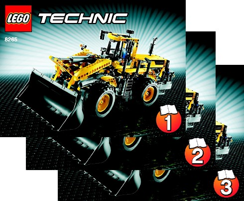 8265 Front Loader (Certified) LEGO TECHNIC product image 2, provided for visual reference and product detail review