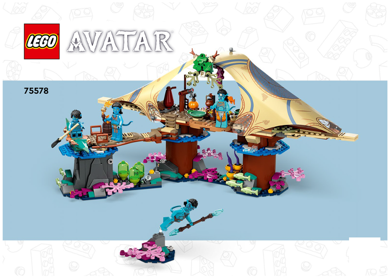 75578 Metkayina Reef Home (Certified) LEGO Avatar product image 2, provided for visual reference and product detail review