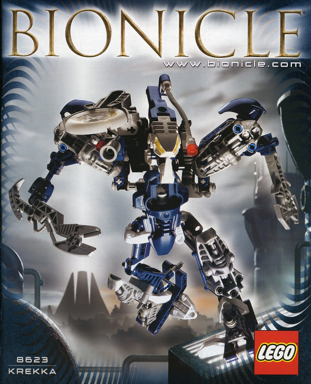 8623 Krekka (Certified) LEGO BIONICLE product image 2, provided for visual reference and product detail review