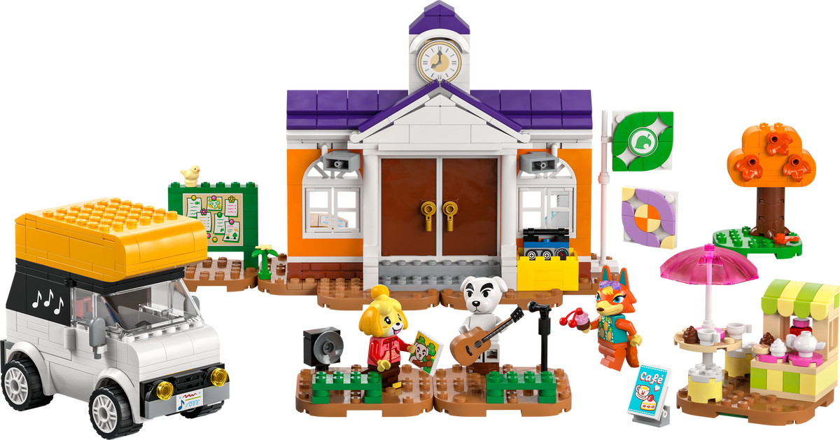 77052 K.K.'s Concert at the Plaza (Used) LEGO Animal Crossing product image 1, provided for visual reference and product