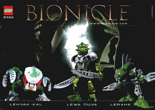 8586 Macku (Certified) LEGO BIONICLE product image 2, provided for visual reference and product detail review