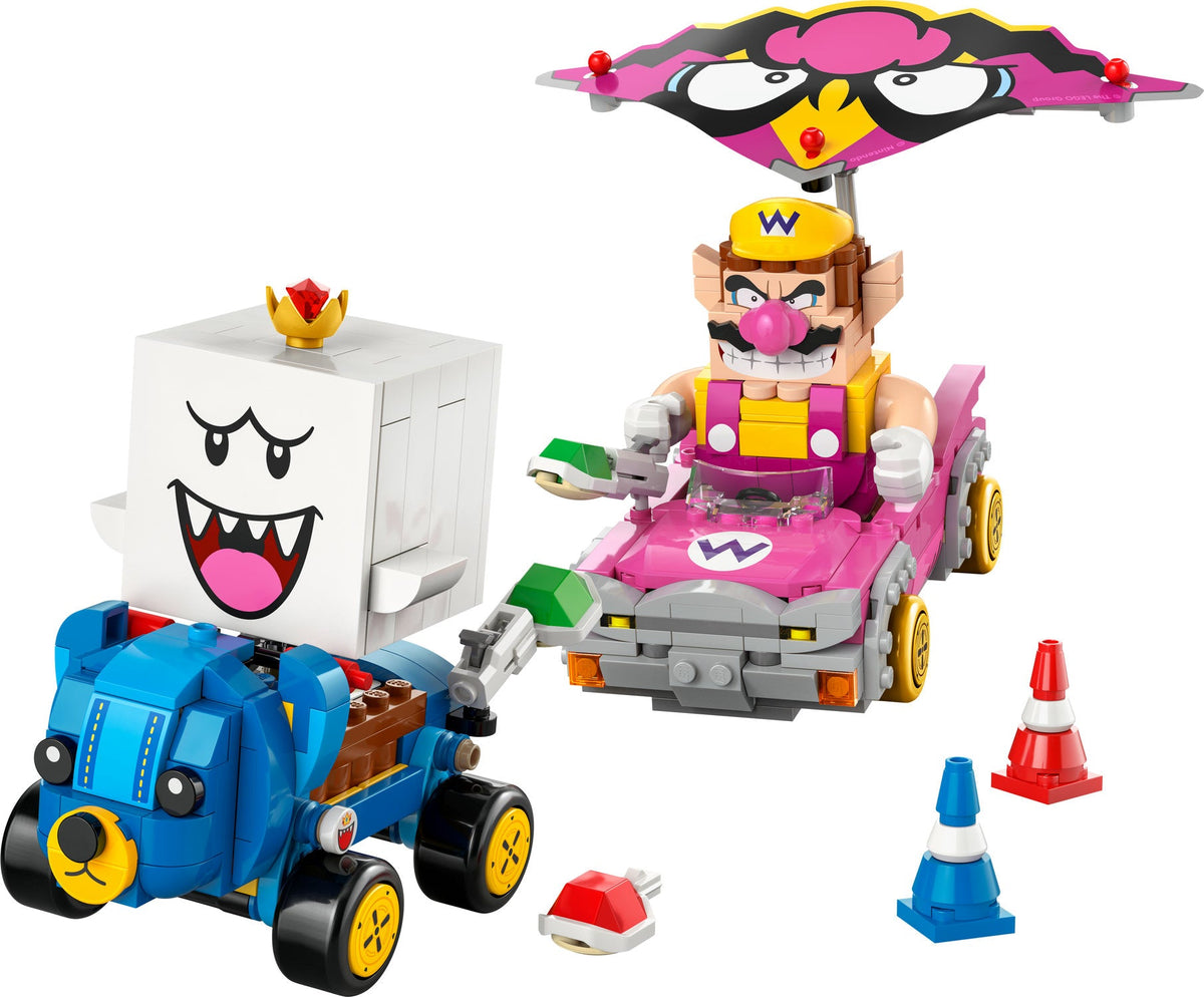 72038 Mario Kart - Wario & King Boo (Used) LEGO Super Mario product image 1, provided for visual reference and product