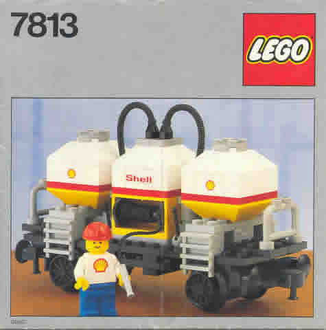 7813 Shell Tanker Wagon (Certified) LEGO Trains product image 2, provided for visual reference and product detail review