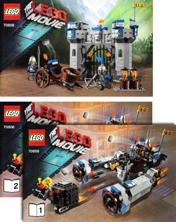 70806 Castle Cavalry (Used) LEGO The LEGO Movie product image 2, provided for visual reference and product detail review