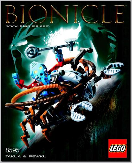 8595 Takua & Pewku (Certified) LEGO BIONICLE product image 2, provided for visual reference and product detail review