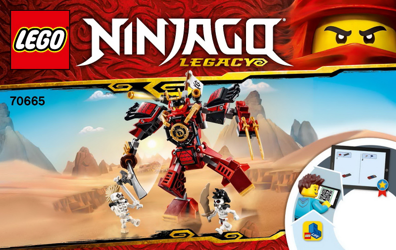 70665 The Samurai Mech (Certified) LEGO Ninjago product image 2, provided for visual reference and product detail review