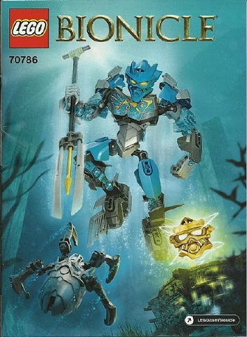 70786 Gali - Master of Water (Used) LEGO BIONICLE product image 2, provided for visual reference and product detail review