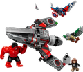 76292 Captain America vs. Red Hulk Battle (Used) LEGO Super Heroes product image 1, provided for visual reference and