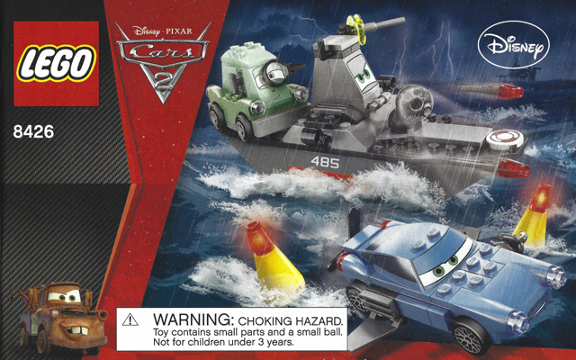 8426 Escape at Sea (Used) LEGO Cars product image 2, provided for visual reference and product detail review