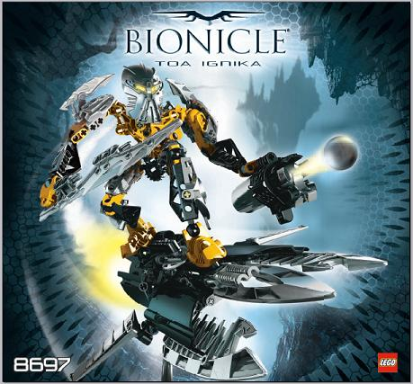 8697 Toa Ignika (Used) LEGO BIONICLE product image 2, provided for visual reference and product detail review