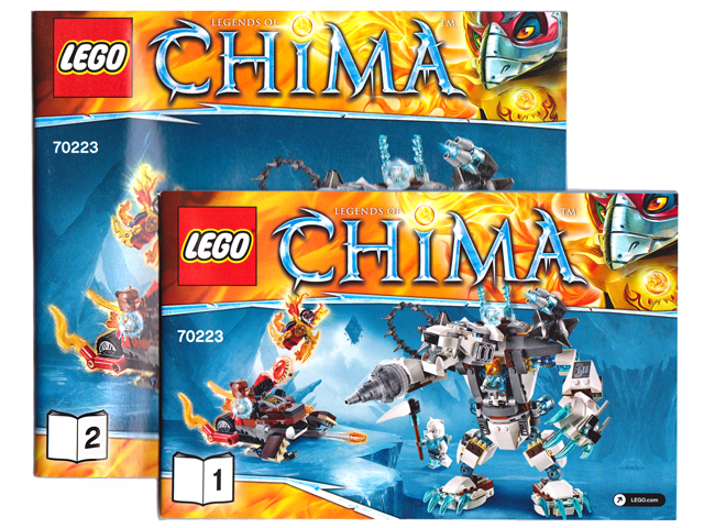 70223 Icebite's Claw Driller (Used) LEGO Legends of Chima product image 2, provided for visual reference and product detail
