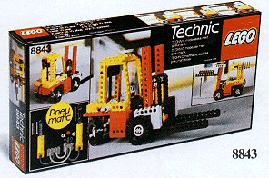 8843 Fork Lift Truck (Retired) LEGO TECHNIC product image 1, provided for visual reference and product detail review