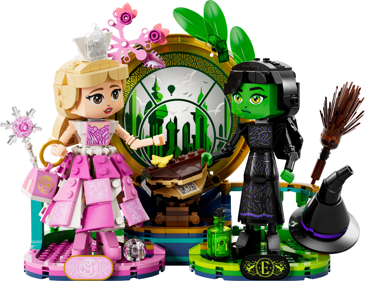 75682 Elphaba & Glinda Figures (Certified) LEGO Wicked product image 1, provided for visual reference and product detail