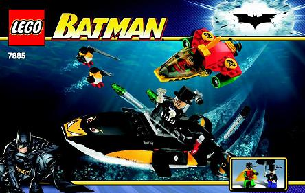 7885 Robin's Scuba Jet: Attack of The Penguin (Certified) LEGO Super Heroes product image 2, provided for visual reference