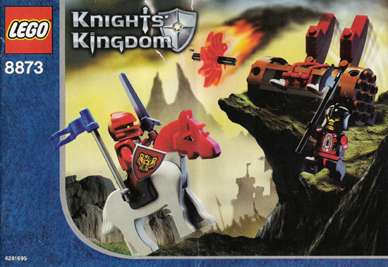 8873 Fireball Catapult (Used) LEGO Castle product image 2, provided for visual reference and product detail review