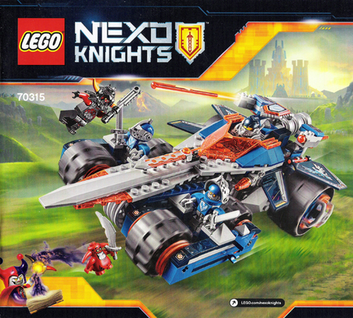 70315 Clay's Rumble Blade (Used) LEGO Nexo Knights product image 2, provided for visual reference and product detail review