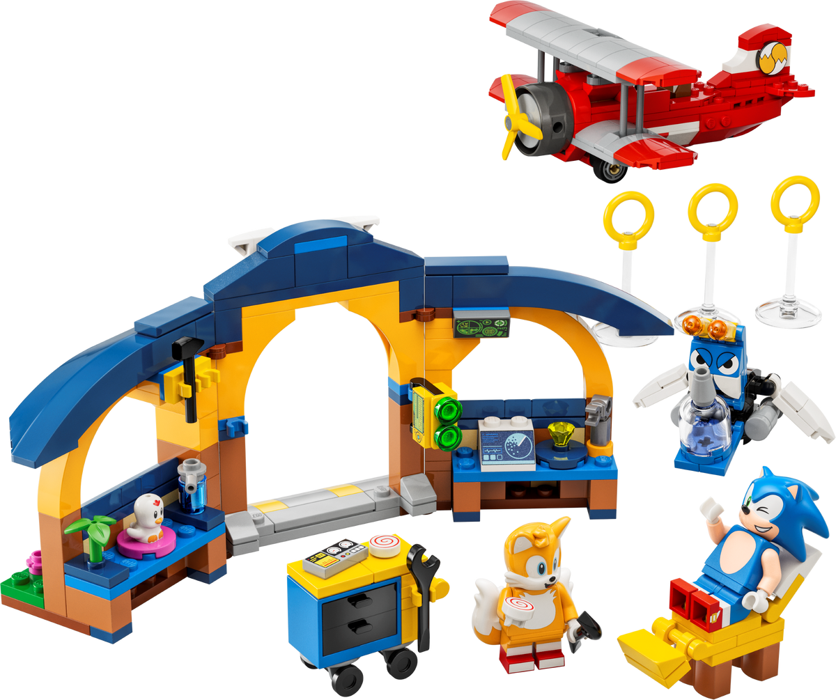 76991 Tails' Workshop and Tornado Plane (Used) LEGO Sonic product image 1, provided for visual reference and product detail