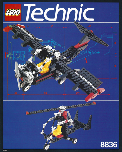 8836 Sky Ranger (Used) LEGO TECHNIC product image 2, provided for visual reference and product detail review
