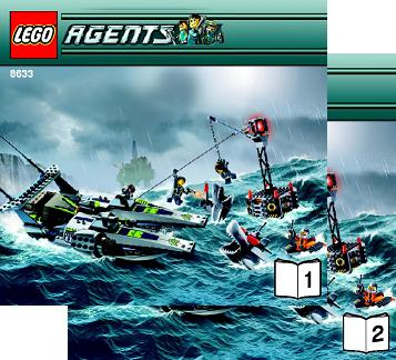 8633 Speedboat Rescue (Used) LEGO Agents product image 2, provided for visual reference and product detail review