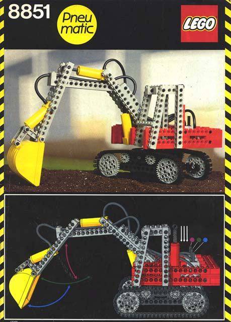 8851 Excavator (Used) LEGO TECHNIC product image 2, provided for visual reference and product detail review