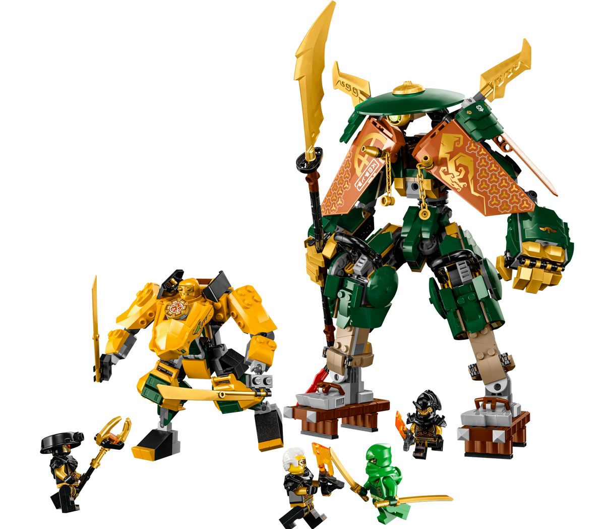71794 Lloyd and Arin's Ninja Team Mechs (Certified) LEGO Ninjago product image 1, provided for visual reference and product